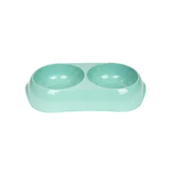 Miski dla psów - YARRO Miska Gusto podwójna dla kota, psa - 2 x 0,2l aqua [Y3783-1884] - miniaturka - grafika 1