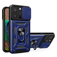 Etui i futerały do telefonów - Etui König Design kompatybilne z Apple iPhone 15 Pro Max plastikowe, miękkie etui na telefon - Niebieskie etui na telefon komórkowy - miniaturka - grafika 1