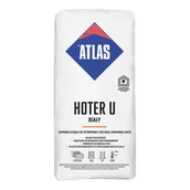 Zaprawy budowlane - Atlas Zaprawa klejąca do styropianu i XPS oraz do zatapiania siatki HOTER U biały 25 kg - miniaturka - grafika 1