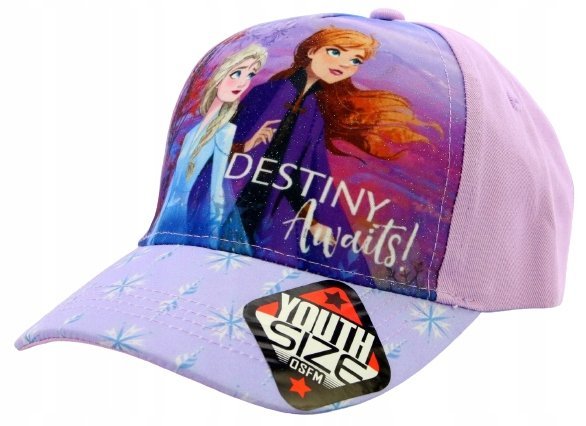 Czapka z daszkiem dziecięca dla dziewczynki Kraina Lodu Disney Frozen 52-55