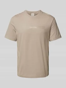 T-shirt z wyhaftowanym logo model ‘EMBROIDERY’ - Koszulki męskie - miniaturka - grafika 1