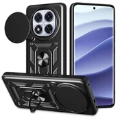 Etui i futerały do telefonów - Etui TECH-PROTECT Camshield Pro Xiaomi Redmi Note 14 Pro+ Plus 5G Czarny Mat - miniaturka - grafika 1