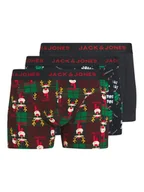 Majtki męskie - Jack&Jones Komplet 3 par bokserek Rudolph 12285150 Granatowy - miniaturka - grafika 1