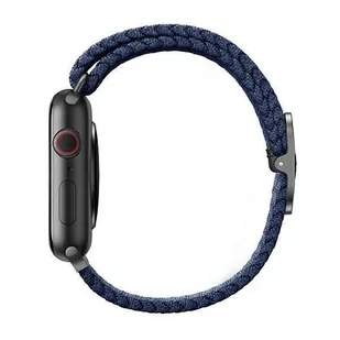 UNIQ pasek Aspen Apple Watch 40/38/41mm Braided niebieski/oxford blue - Akcesoria do smartwatchy - miniaturka - grafika 2
