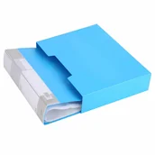 Teczki i skoroszyty - Niebieski album ofertowy Deli a4 100 koszulek seria RIO - miniaturka - grafika 1