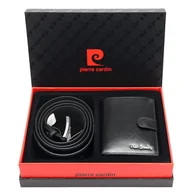 Portfele - Meski zestaw prezentowy skóra naturalna Pierre Cardin ZG-115 - miniaturka - grafika 1