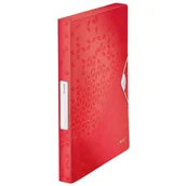 Teczki i skoroszyty - Teczka z gumką PP 30mm LEITZ WOW czerwona /46290026/ - miniaturka - grafika 1