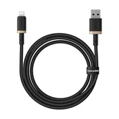 Kable USB - Kabel Baseus Dura 2.4A 1m (czarno-złoty) - miniaturka - grafika 1