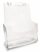 Półki na dokumenty - ARDA Stojak na ulotki akrylowy Pocket A4 70A41 - miniaturka - grafika 1
