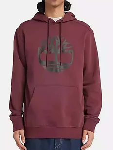 Bluza męska z kapturem Timberland TB0A2BJH S Bordowa (196246843782). Bluzy z kapturem męskie - Bluzy męskie - miniaturka - grafika 1