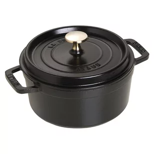 Staub Cocotte 18 cm Czarny 40509-485-0 - Garnki - miniaturka - grafika 1