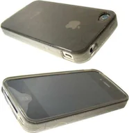 Etui i futerały do telefonów - caseroxx ochronne etui TPU kompatybilne z Apple iPhone 4, iPhone 4S, gumowe etui na telefon komórkowy czarno-przezroczyste - miniaturka - grafika 1