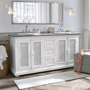 Podwójna szafka łazienkowa South Paris - Szafki łazienkowe - miniaturka - grafika 1