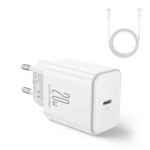 Joyroom ładowarka sieciowa USB-C PD 20W + kabel USB-C - Ładowarki do telefonów - miniaturka - grafika 1