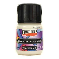 Farby i media malarskie - Farba do szkła i porcelany 30 ml - biały - miniaturka - grafika 1