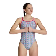 Stroje kąpielowe - Strój Kąpielowy damski Arena Starfish Swimsuit Lace - miniaturka - grafika 1