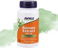 Zioła - BACOPA Extract 450mg (Bakopa drobnolistna) NOW 90 sztuk - miniaturka - grafika 1