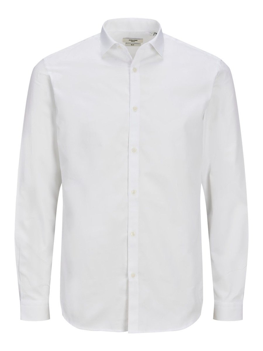 camicie uomo jack and jones premium 12201905 cardiff white slim fit