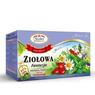 MALWA Herbata ZIOŁOWA FANTAZJA trawienie 20*2g MALWA 34MALHERZT - Herbata - miniaturka - grafika 2