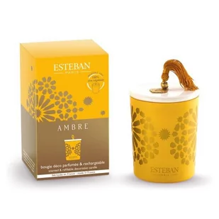 Esteban Paris Perfums Esteban Paris Perfums Ambre Candle Świeca 170g - Świece - miniaturka - grafika 1