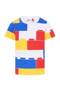 Koszulki dla dziewczynek - Lego t-shirt bawełniany dziecięcy wzorzysty - grafika 1