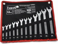 Klucze i nasadki - Geko ZESTAW KLUCZY PŁASKO-OCZKOWYCH 12EL. 8-24MM CRV-CS SATYNA12 T00651 GEKO - miniaturka - grafika 1