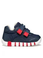 Buty dla chłopców - Geox Sneakersy B Iupidoo Boy B3555C 01354 C0735 Granatowy - miniaturka - grafika 1