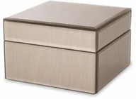 Biżuteria - akcesoria - Szkatułka na biżuterię szklana pudełko glamour 8x12x12 169332 - miniaturka - grafika 1