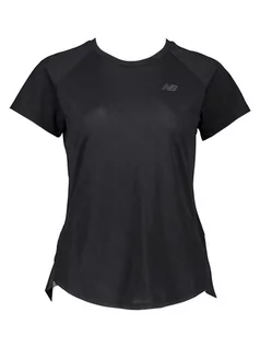 Koszulki sportowe damskie - New Balance Koszulka sportowa w kolorze czarnym - grafika 1