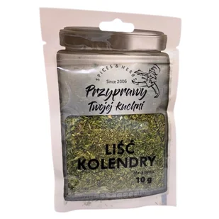Liść kolendry Przyprawy Twojej kuchni 10g - Przyprawy i zioła sypkie - miniaturka - grafika 1