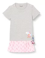Sukienki - Sigikid Dziewczęca sukienka dziecięca, Różowy/szary/Miami, 74 cm - miniaturka - grafika 1