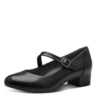 Tamaris Damskie czółenka Comfort z paskiem 8-82301-43, czarny, 38 EU Weit - Czółenka - miniaturka - grafika 1