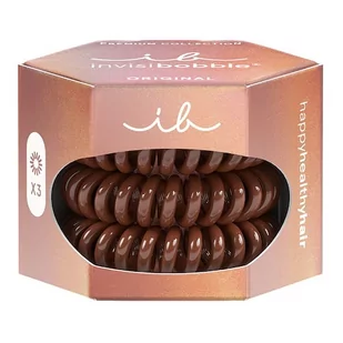 Invisibobble - Original Premium Pretzel Brown - gumki Do Włosów - Original Premium Pretzel Brown - Dla Kobiet - Ozdoby do włosów - miniaturka - grafika 1