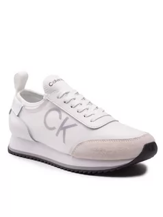 Koszulki i topy damskie - Calvin Klein Sneakersy Low Top Lace Up Neo Mix HM0HM00473 Biały - grafika 1