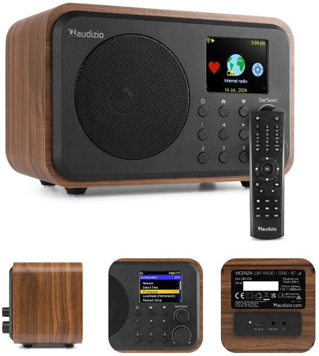 Audizio Vicenza Radio internetowe WIFI/DAB+/radio FM