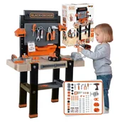 Mały majsterkowicz - Smoby Black & Decker Warsztat Bricolo Ultimate Narzędzia Akcesoria - miniaturka - grafika 1