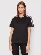 Koszulki sportowe damskie - Adidas T-Shirt Tight Tee HF7457 Czarny Slim Fit - miniaturka - grafika 1