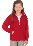Kurtki i płaszcze dla dziewczynek - Trigema Dziewczęca kurtka polarowa, czerwony (kirsch 036), 104 cm - miniaturka - grafika 1