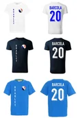 Koszulki sportowe męskie - Koszulka FRANCJA Bradley BARCOLA 20 jr - miniaturka - grafika 1