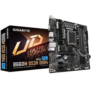 Płyta główna Gigabyte Płyta główna B660M DS3H DDR4 s1700 4DDR4 DP/HDMI M.2 mATX B660M DS3H DDR4 - Płyty główne - miniaturka - grafika 1