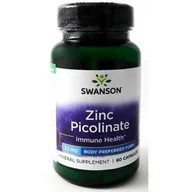 Suplementy naturalne - SWANSON CYNK PIKOLINIAN 22MG 60 KAPS. - miniaturka - grafika 1