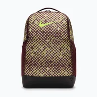 Plecaki - Plecak treningowy Nike Brasilia 9.5 24 l burgundy crush/black/volt WYSYŁKA W 24H 30 DNI NA ZWROT - miniaturka - grafika 1