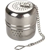 Zaparzacze i kawiarki - FACKELMANN Fackelmann zaparzacz do herbaty z łańcuszkiem INOX, stal nierdzewna, srebrny,  3,7 cm, wysokość ok. 4 cm - miniaturka - grafika 1
