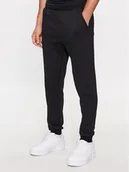 Spodnie sportowe męskie - Kappa Spodnie dresowe Logo Korpo Zant 303MJC0 Czarny Regular Fit - miniaturka - grafika 1