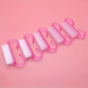 TEMU 5szt. Pędzle do Kurzu JEARLYU - Kolorowe, Brokatowe Narzędzia do Czyszczenia Manicure i Pedicure z Uchwytami Łatwymi w Użyciu do Paznokci UV Gel - Ozdoby do paznokci - miniaturka - grafika 1