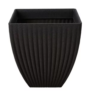 Donica Lotus kwadrat antracyt 42x40 cm - Donice - miniaturka - grafika 1