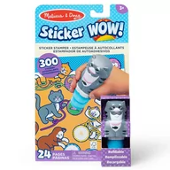 Prace ręczne dla dzieci - Stempel z naklejkami Sticker Wow Kot Melissa and Doug - miniaturka - grafika 1