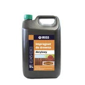 Farby i impregnaty do drewna - IRISS Impregnat akrylowy do drewna 5 l palisander - miniaturka - grafika 1