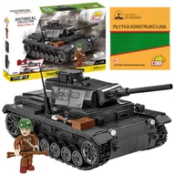 Klocki - Cobi 2289 CZOŁG PANZER III AUSF.J WOJSKOWY 2W1 FIGURKA WOJSKO - miniaturka - grafika 1