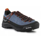 Buty sportowe męskie - Buty Salewa Wildfire Canvas M 61406-8669 czarne niebieskie - miniaturka - grafika 1